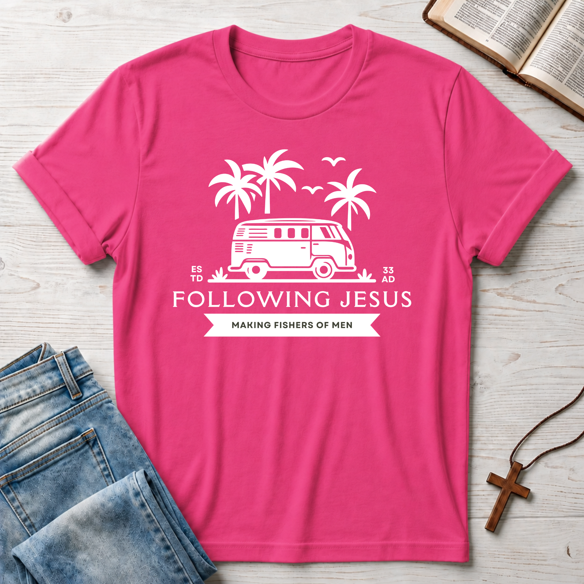 Following Jesus Van T-Shirt