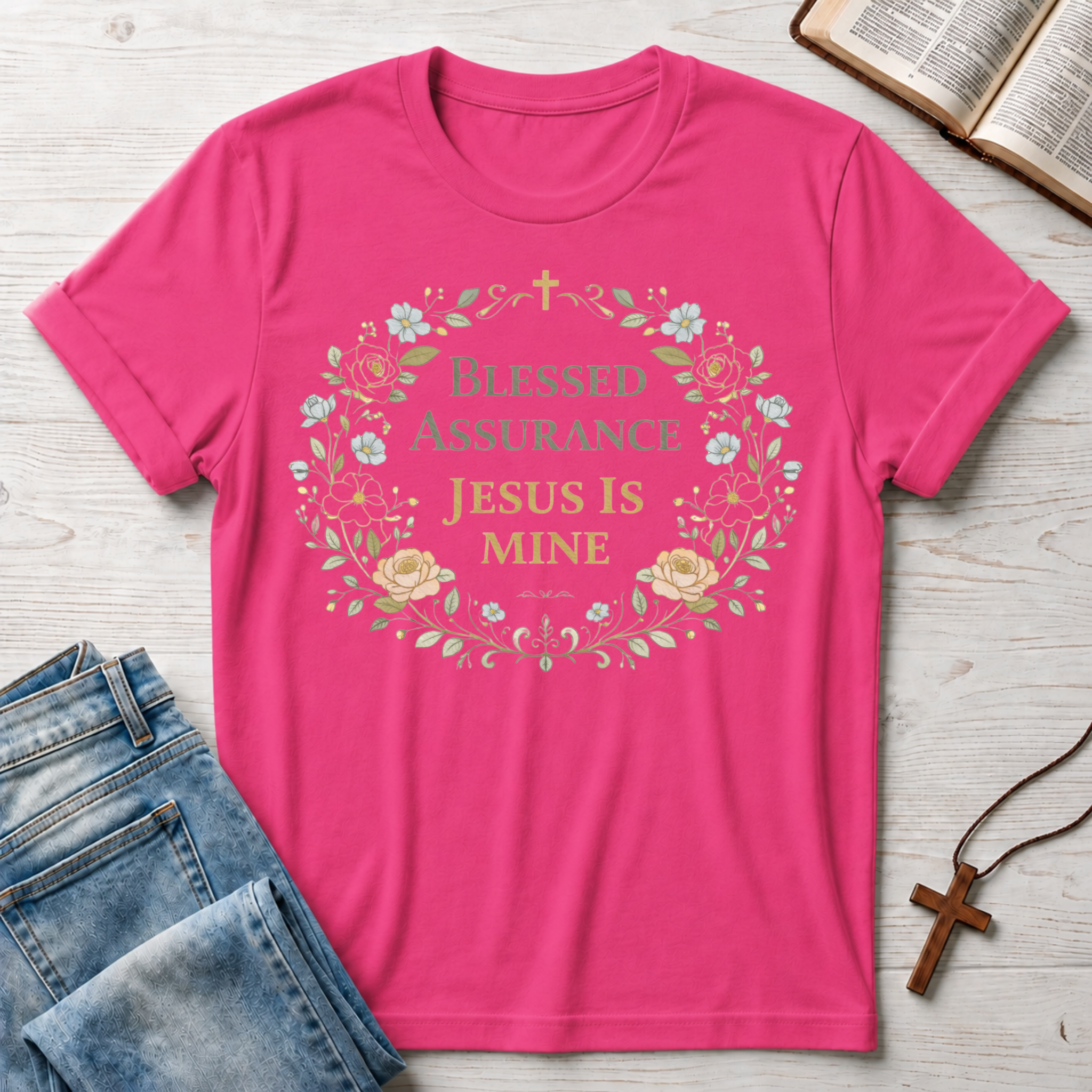 Blessed Assurance Jesus Is Mine T-Shirt