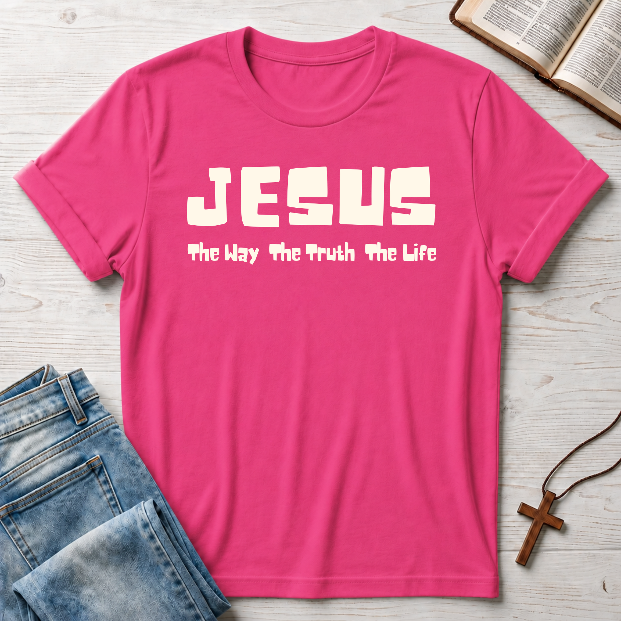 Jesus: The Way The Truth The Life T-Shirt