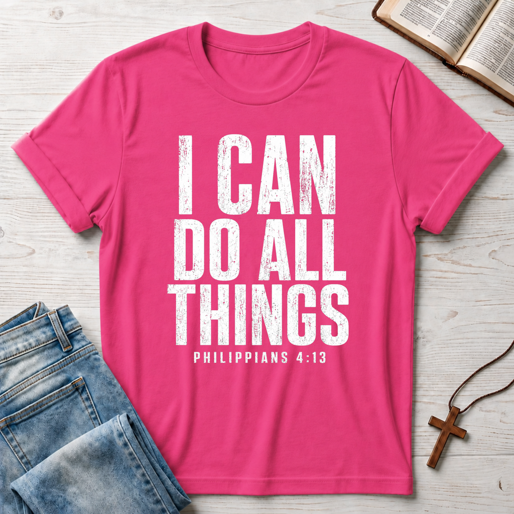 I Can Do All Things Philippians 4:13 T-Shirt