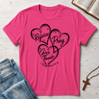 Hearts Rejoice Pray Give Thanks T-Shirt