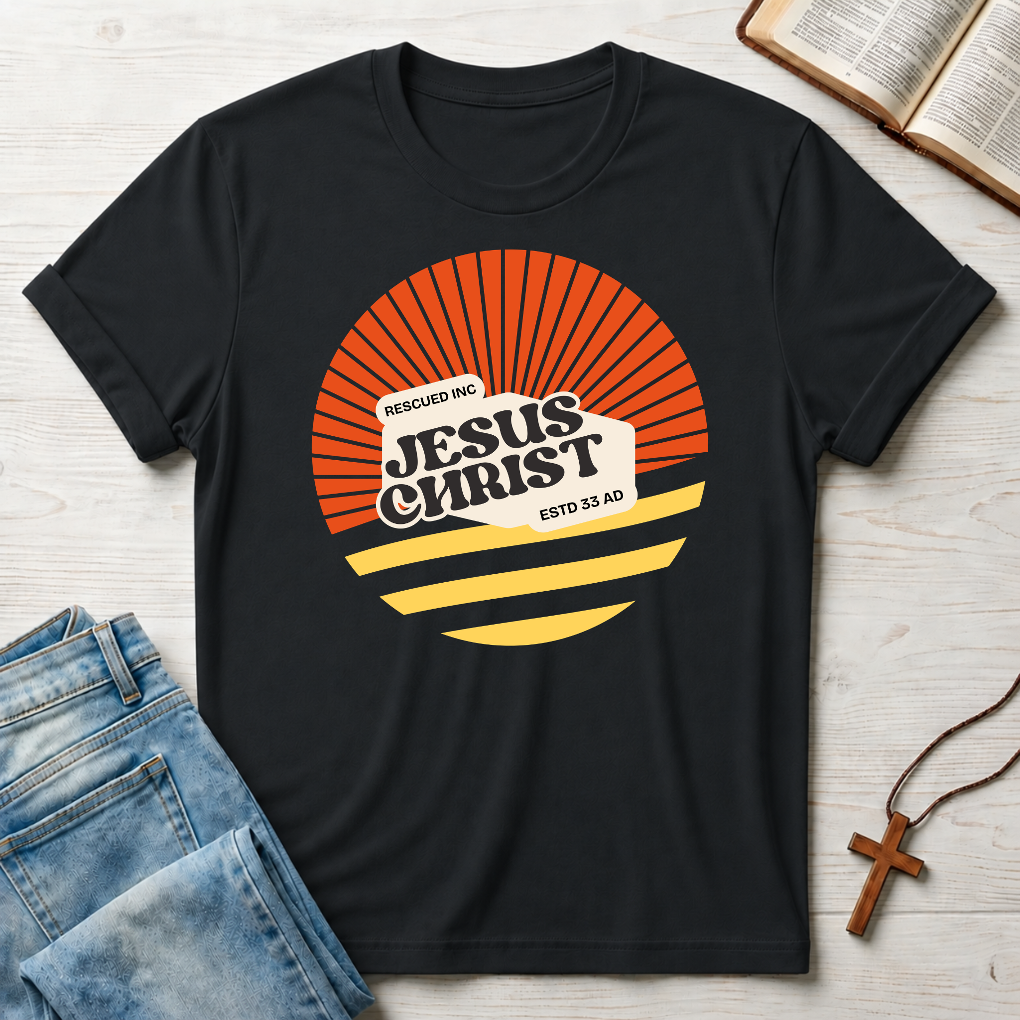 Jesus Christ Sunburst T-Shirt