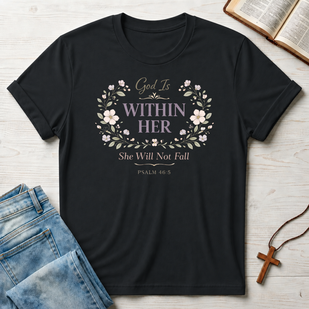 Psalm 46:5 God Is Within Her T-Shirt