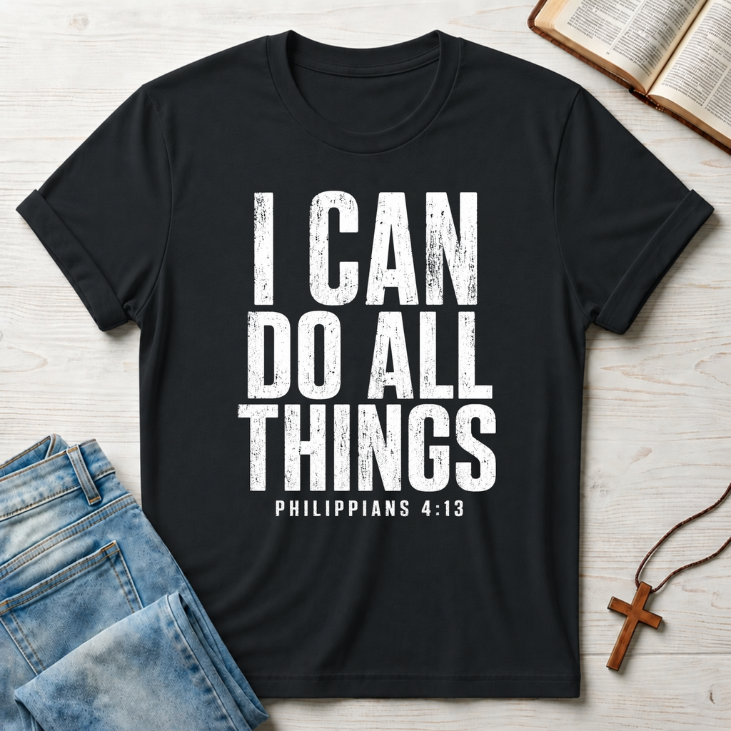 I Can Do All Things Philippians 4:13 T-Shirt