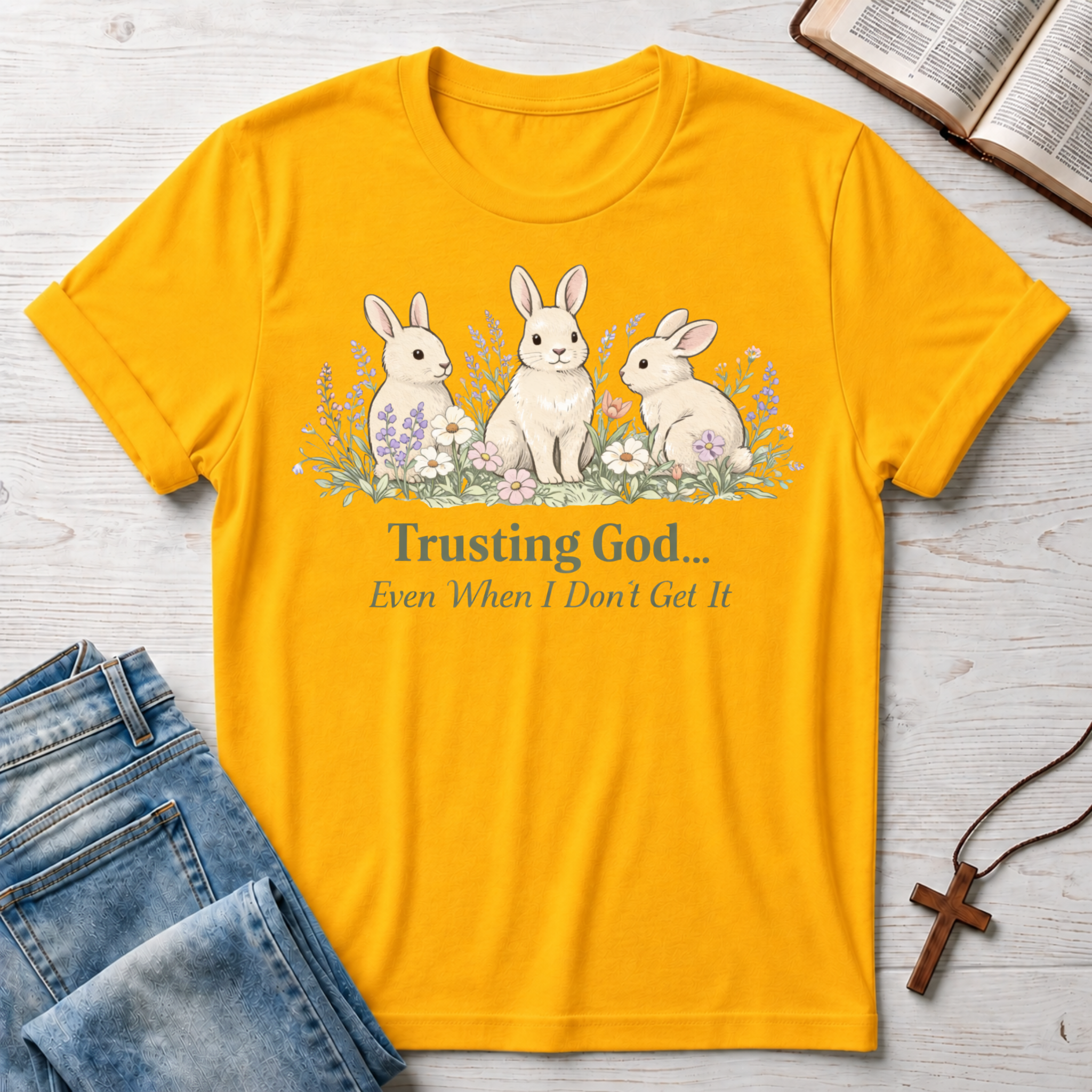 Trusting God Bunnies T-Shirt