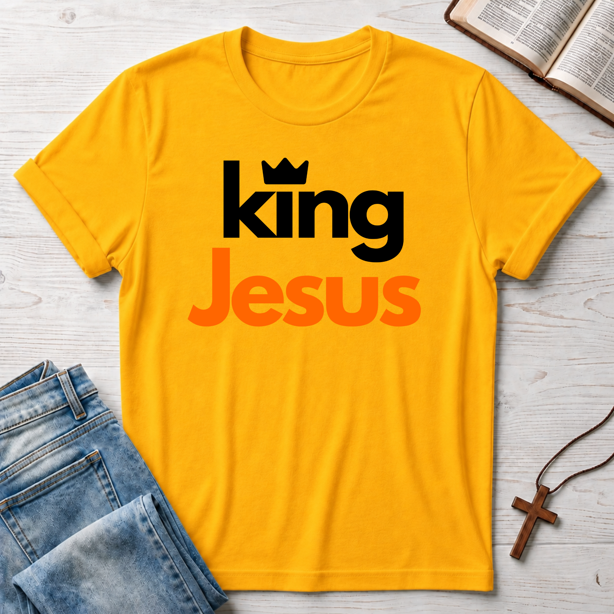 King Jesus Crown T-Shirt