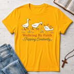 Walking By Faith Tripping Constantly Ducks T-Shirt