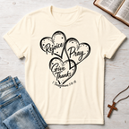 Hearts Rejoice Pray Give Thanks T-Shirt