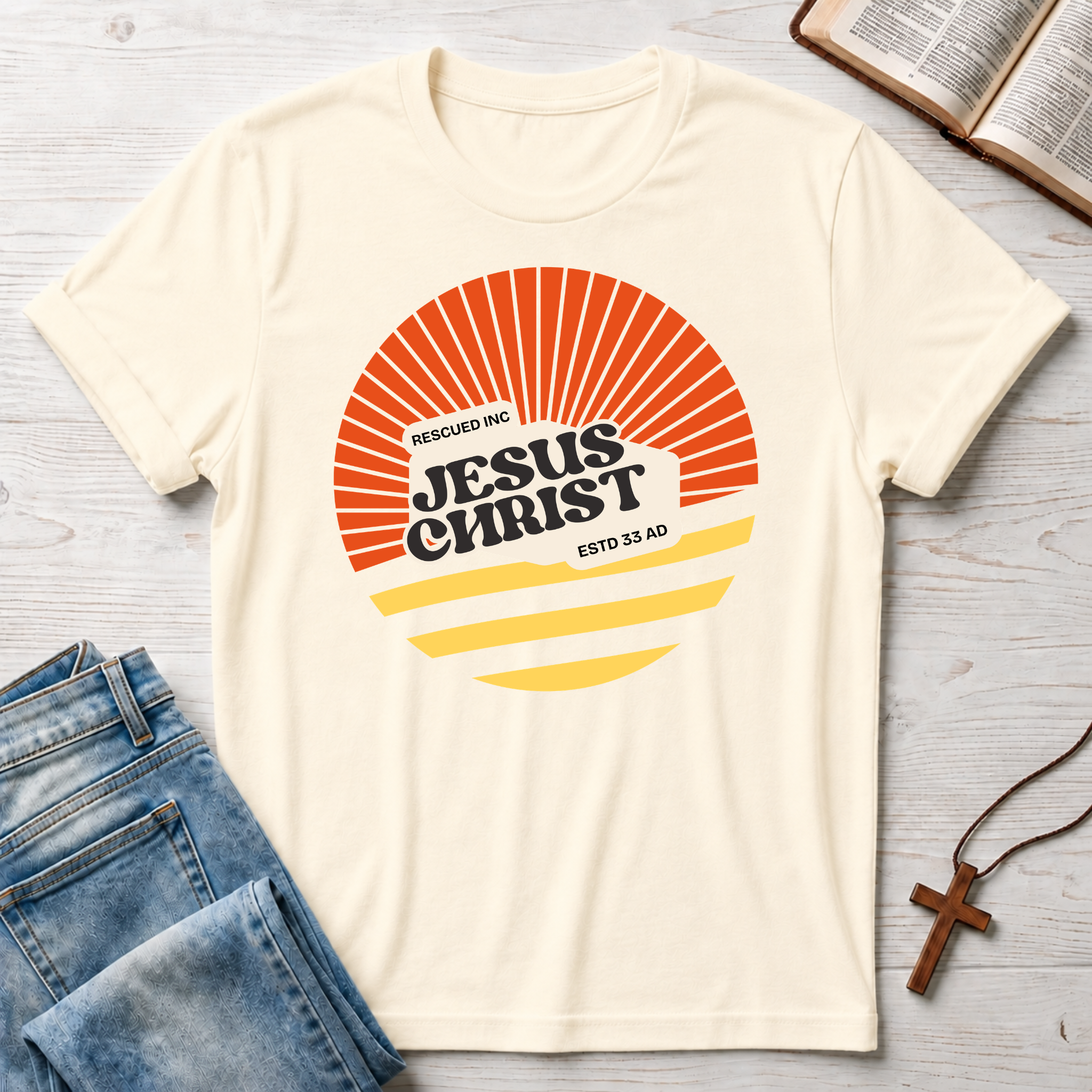 Jesus Christ Sunburst T-Shirt