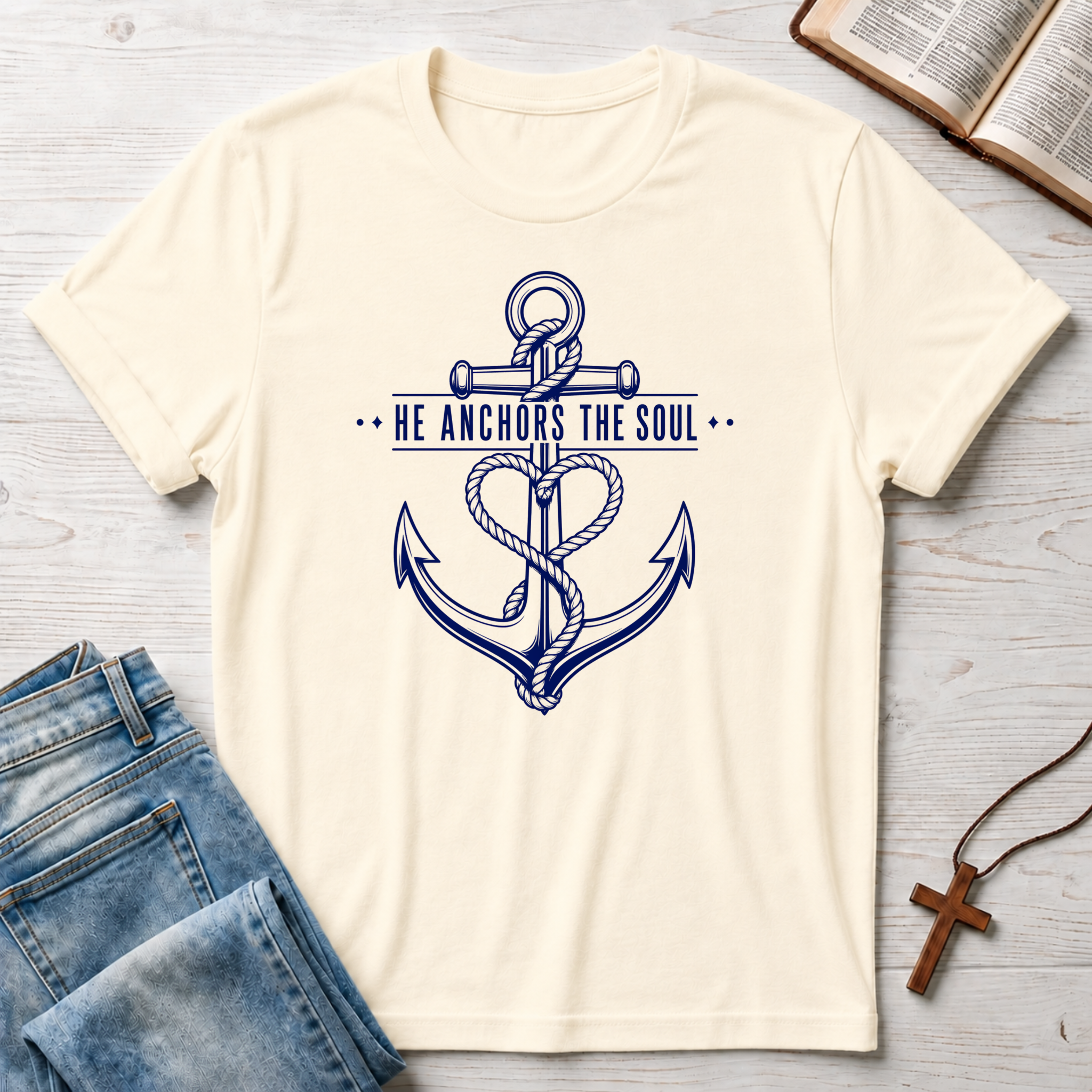 He Anchors The Soul T-Shirt
