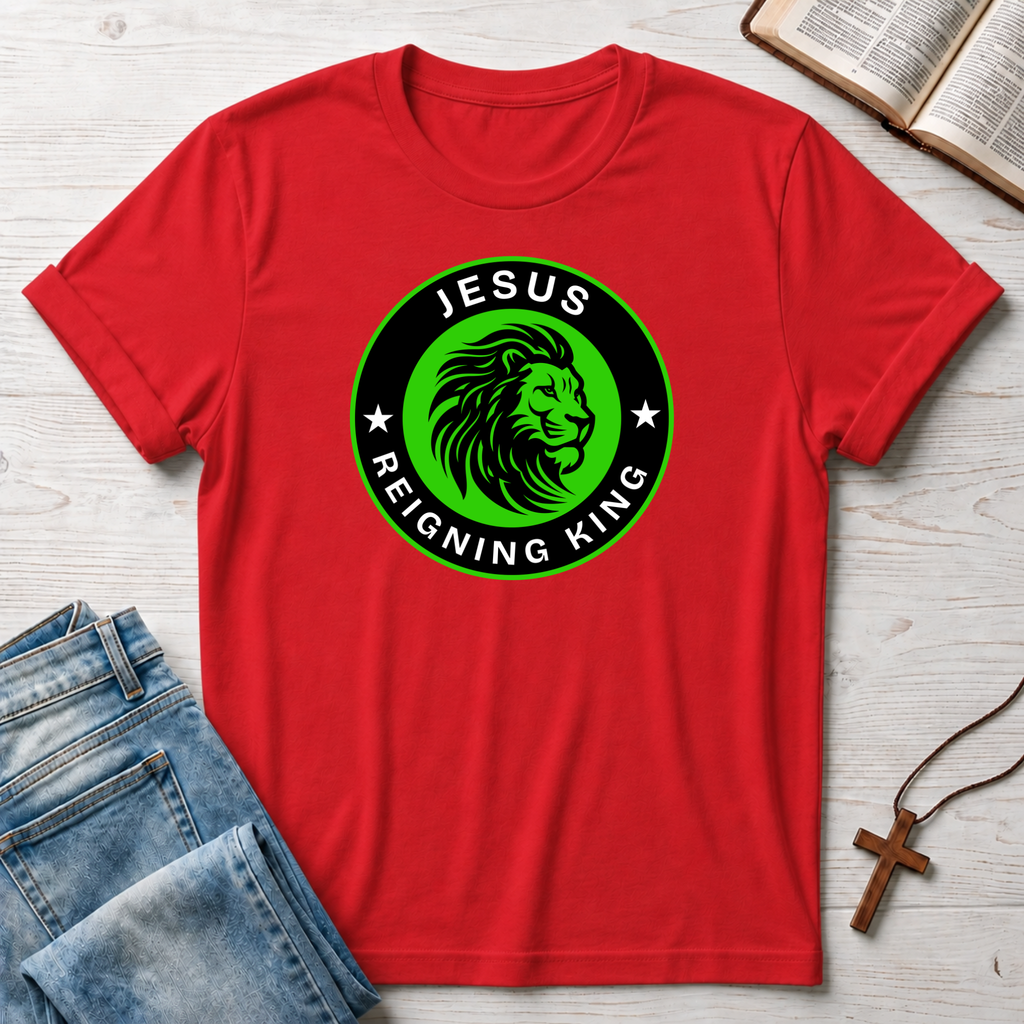 Jesus: Reigning King Lion T-Shirt