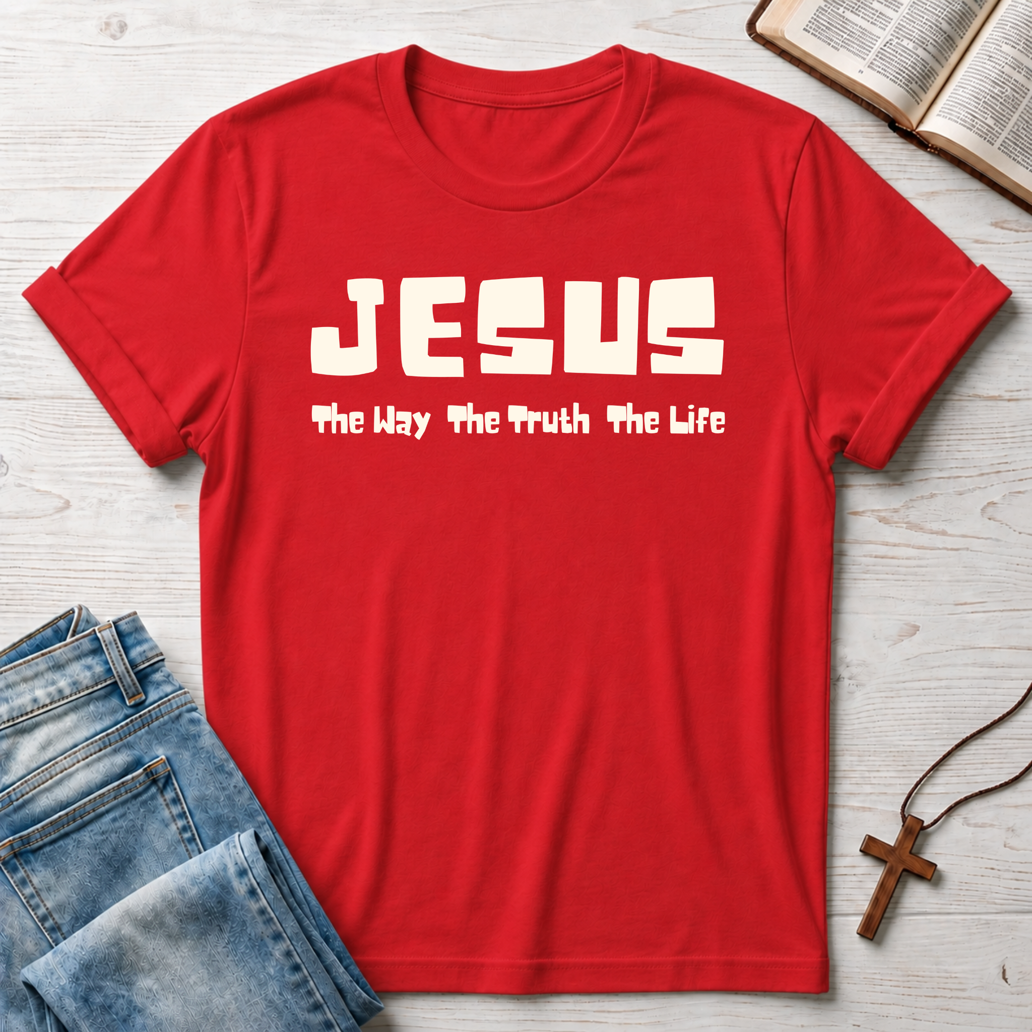 Jesus: The Way The Truth The Life T-Shirt