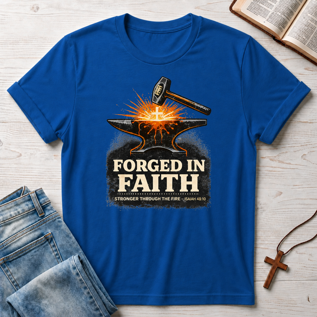 Forged In Faith Hammer T-Shirt