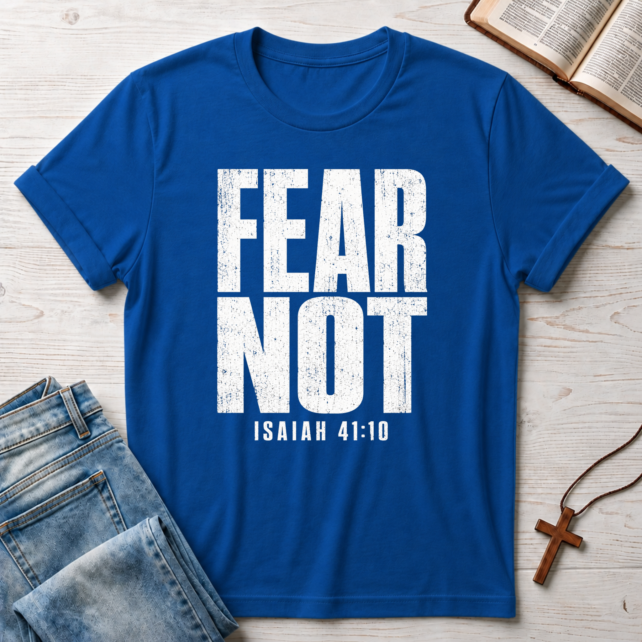 Fear Not Isaiah 41:10 T-Shirt