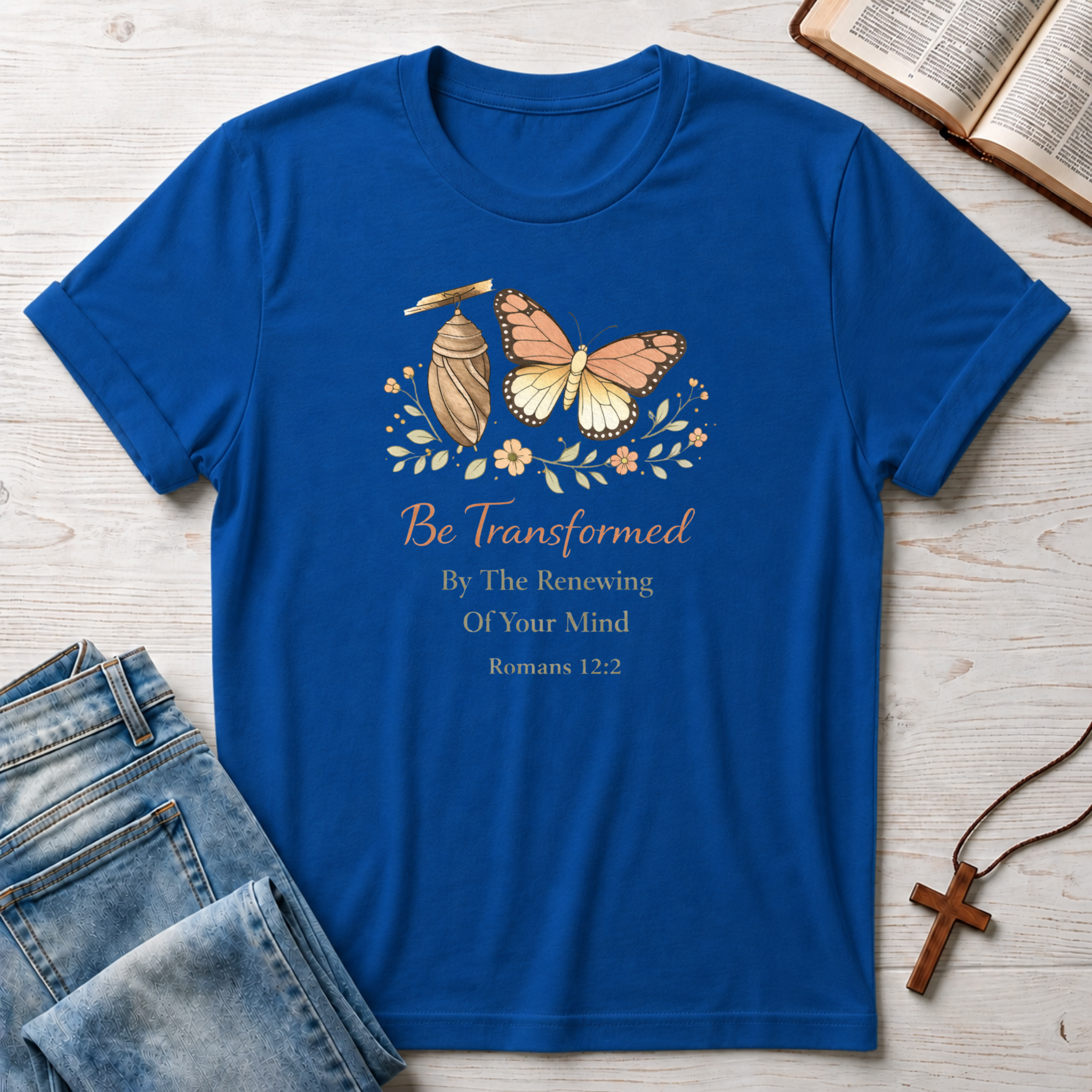 Be Transformed: Romans 12:2 T-Shirt