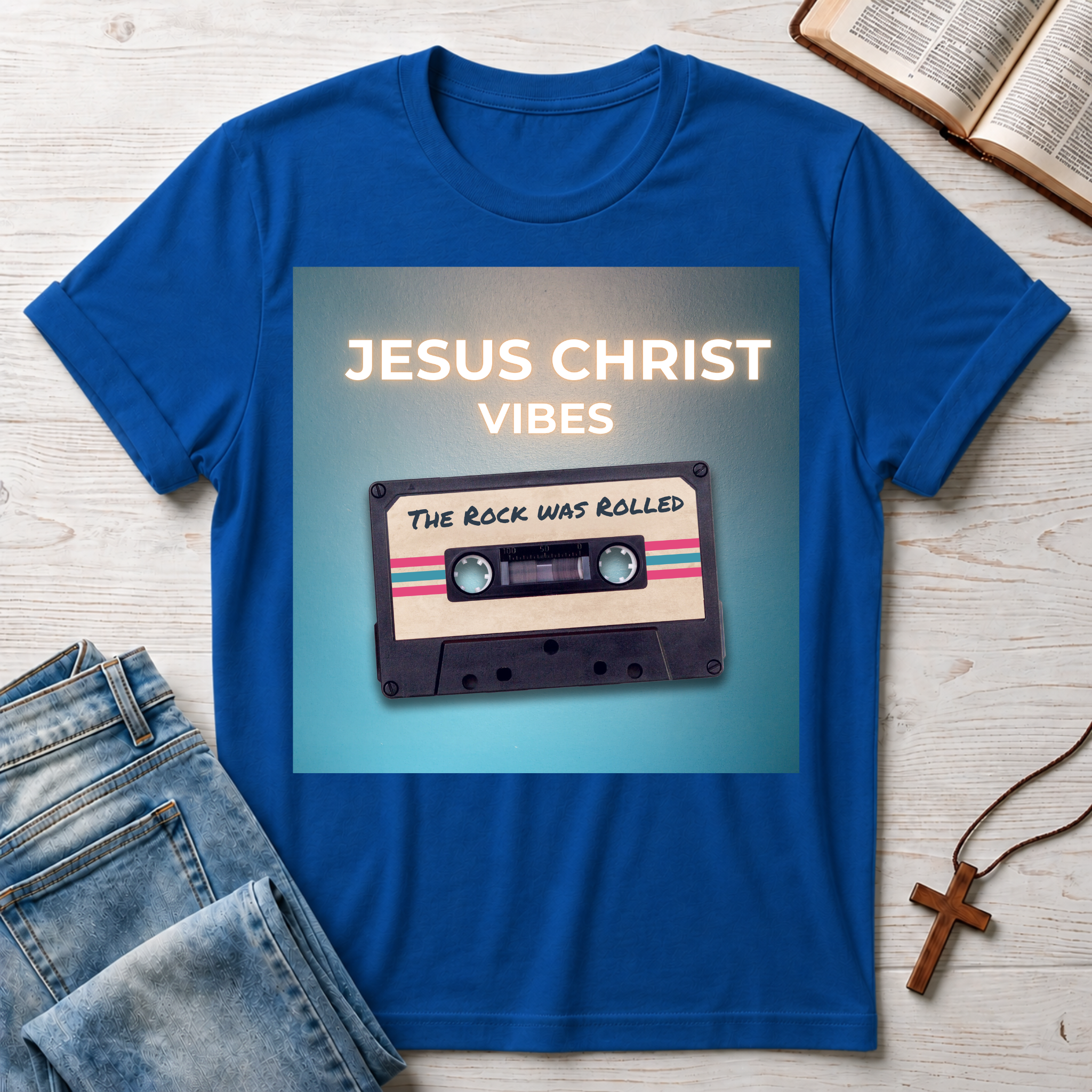 Jesus Christ: The Rock Was Rolled T-Shirt