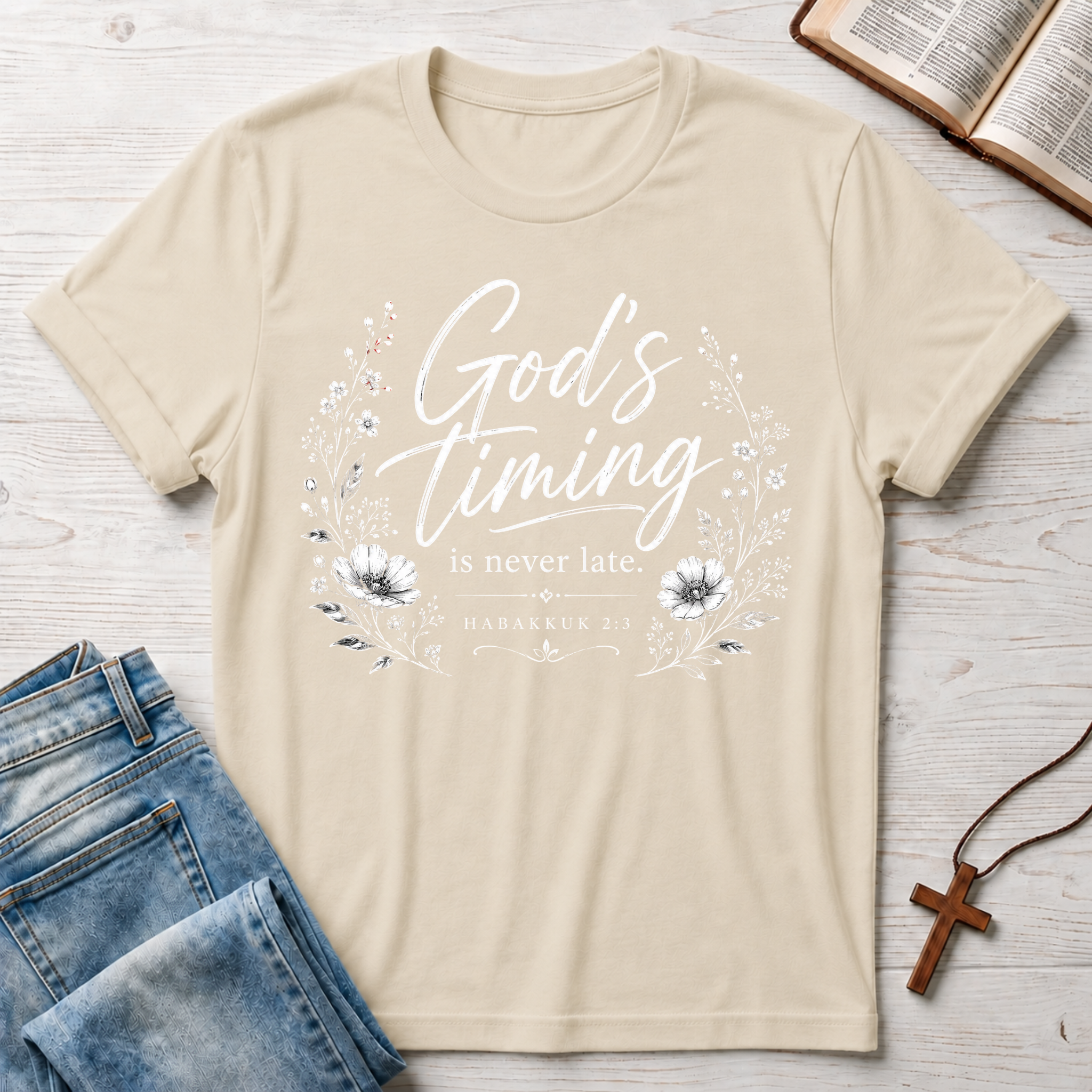 God's Timing Never Late T-Shirt