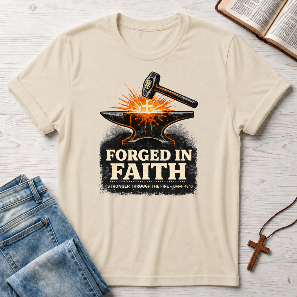 Forged In Faith Hammer T-Shirt