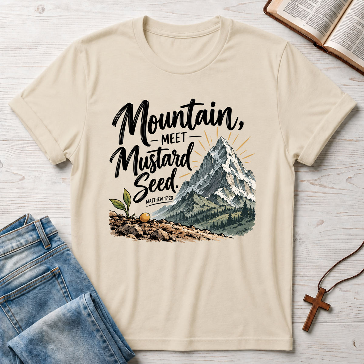 Mountain Meet Mustard 2 T-Shirt