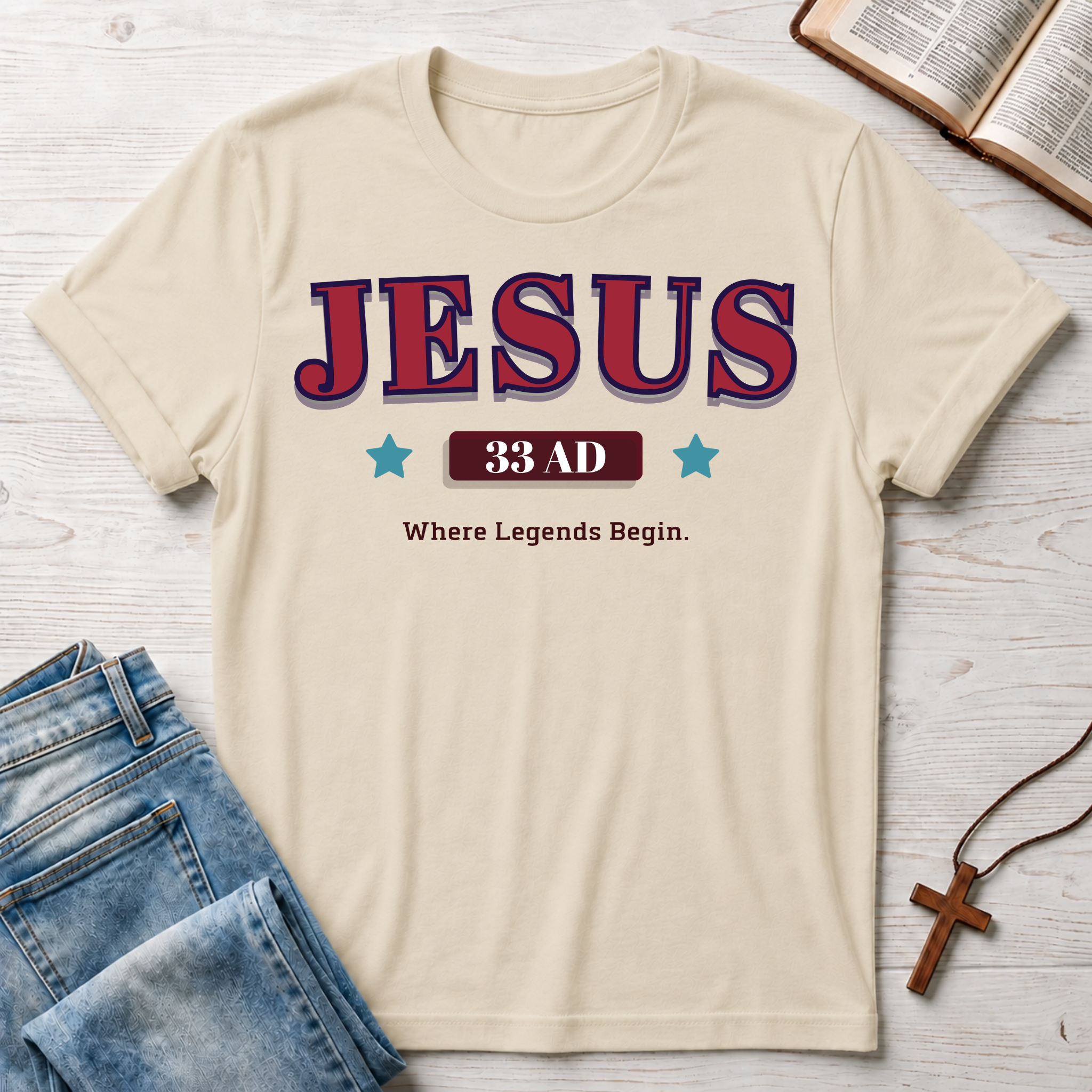 Jesus: Where Legends Begin T-Shirt