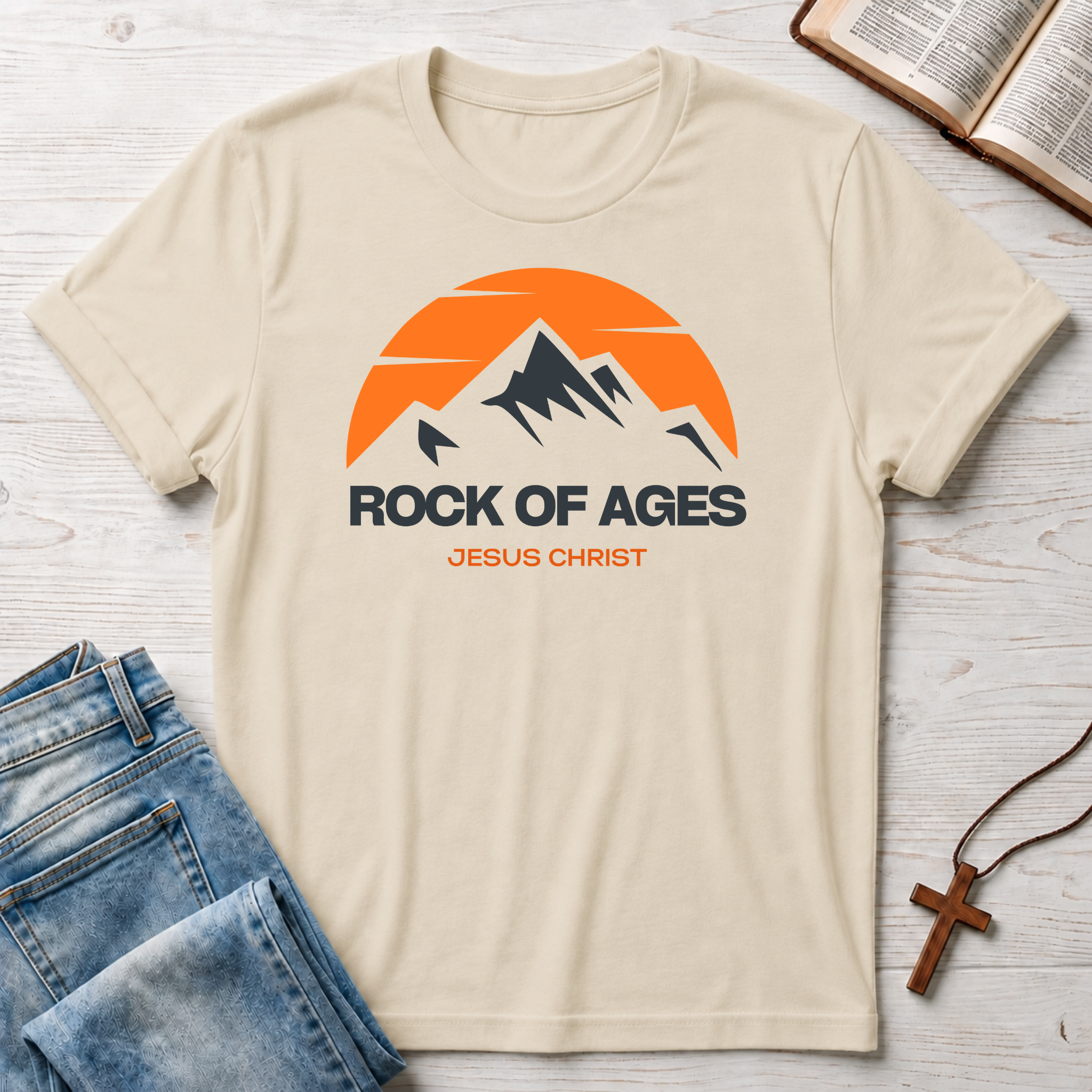 Jesus Christ: Rock of Ages T-Shirt