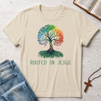 Rooted in Jesus Tree T-Shirt