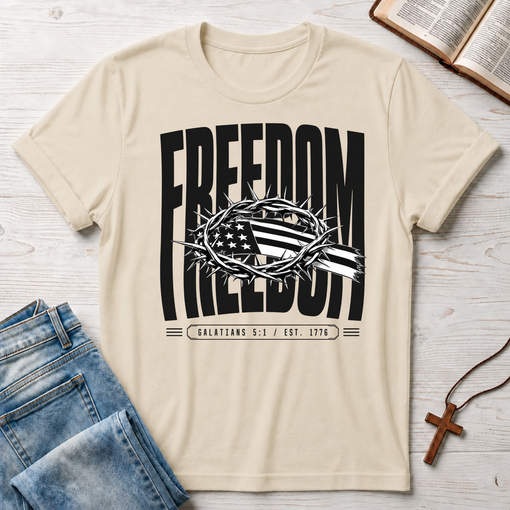 Crown Flag Freedom T-Shirt