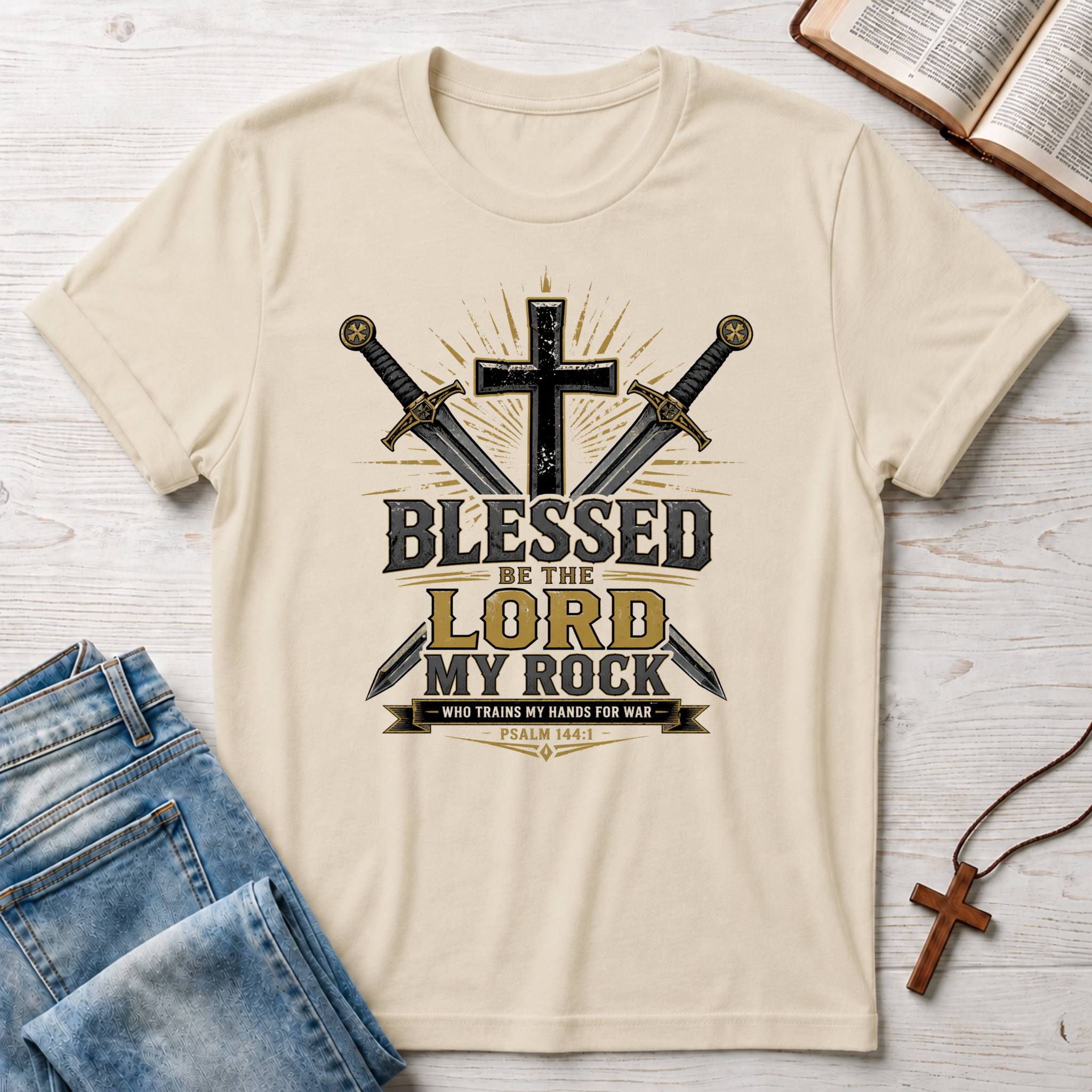 Blessed Be The Lord My Rock T-Shirt