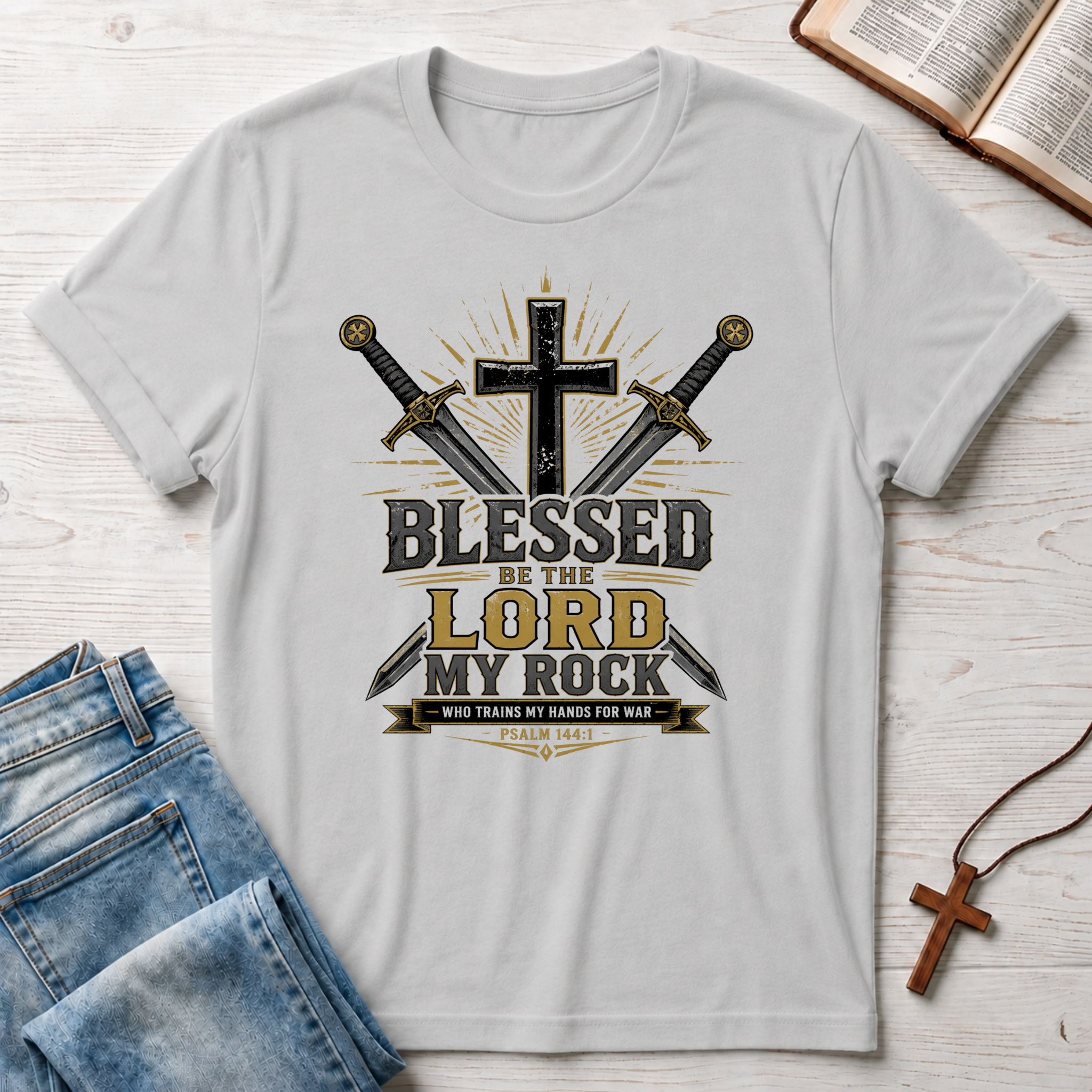 Blessed Be The Lord My Rock T-Shirt