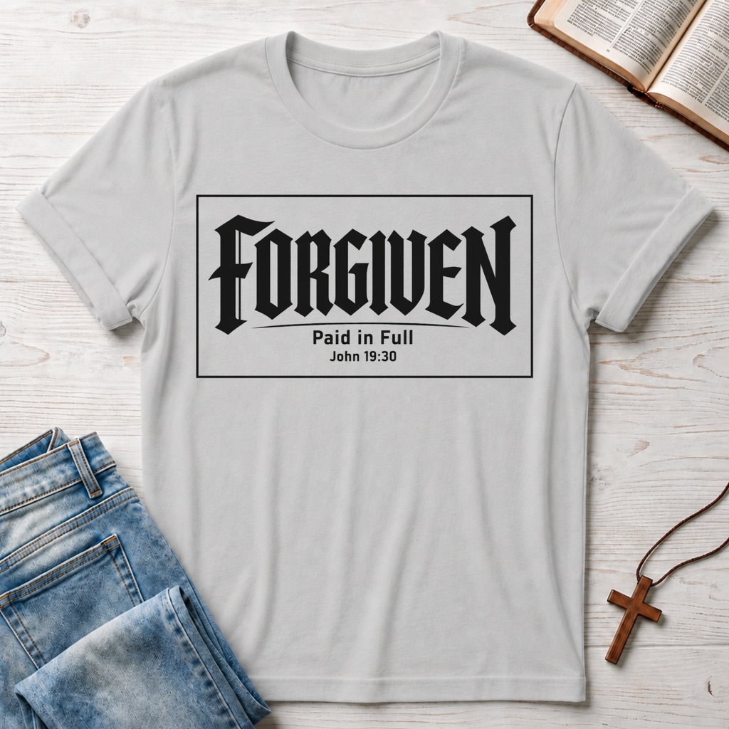 Forgiven Paid In Full: John 19:30 T-Shirt