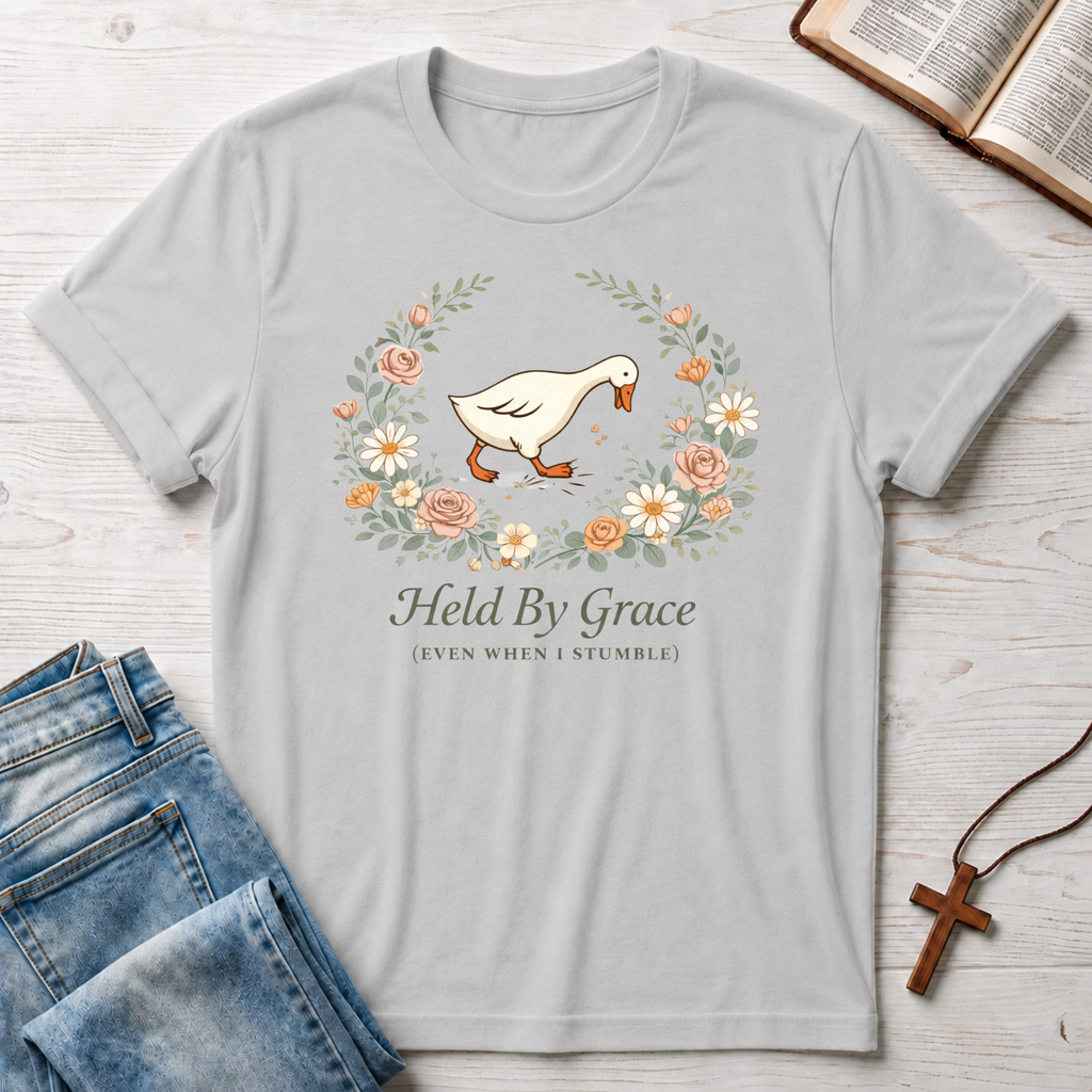 Held By Grace Duck T-Shirt