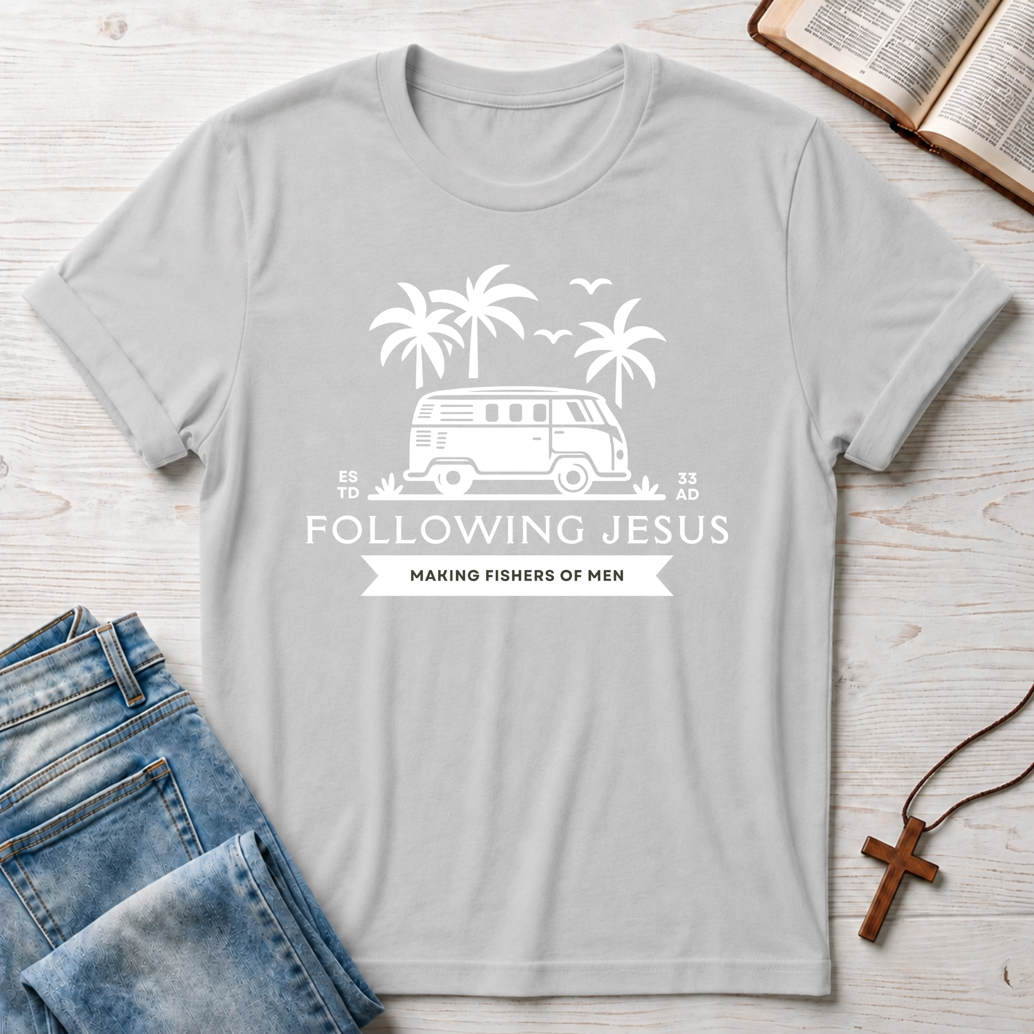 Following Jesus Van T-Shirt