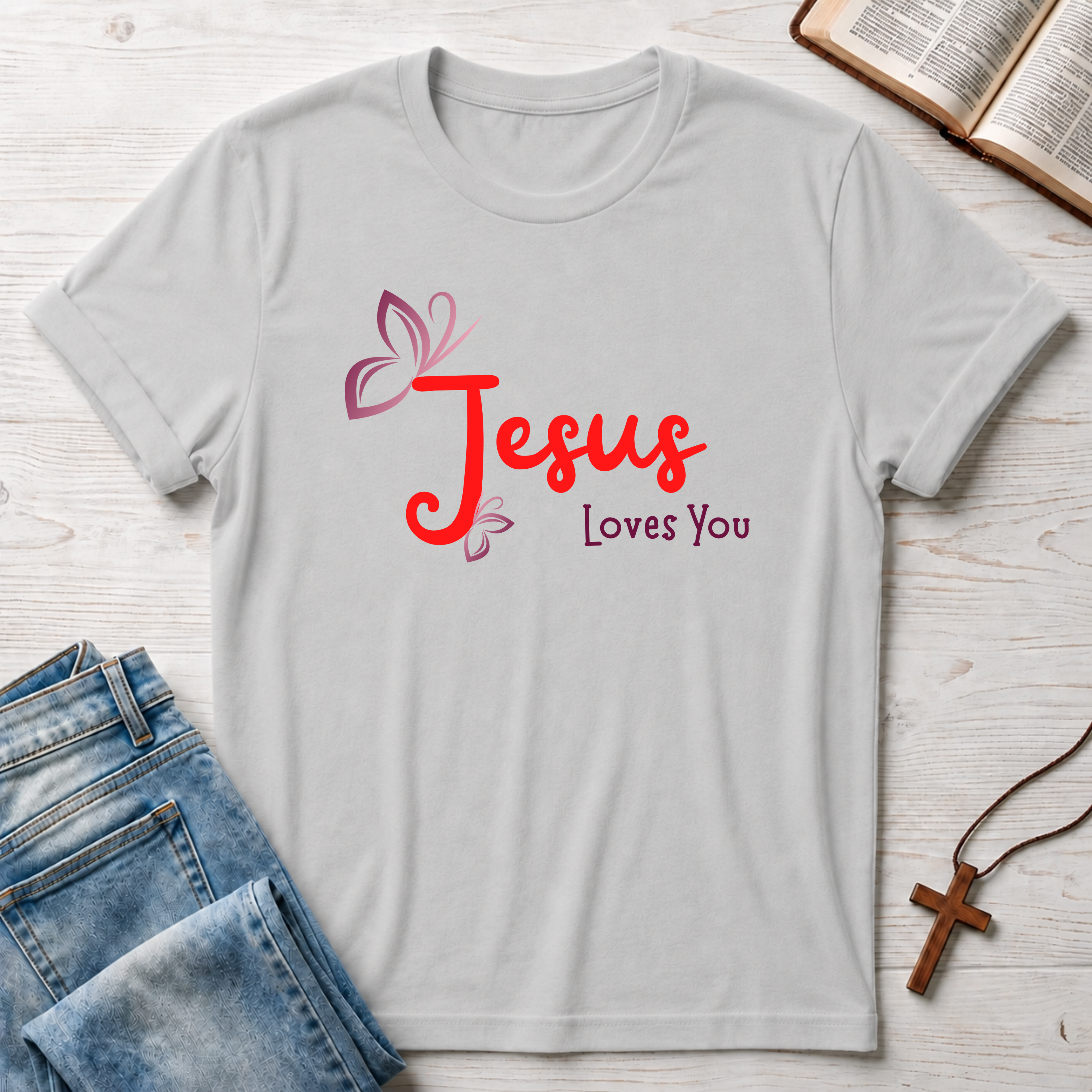 Jesus Loves You 2 T-Shirt
