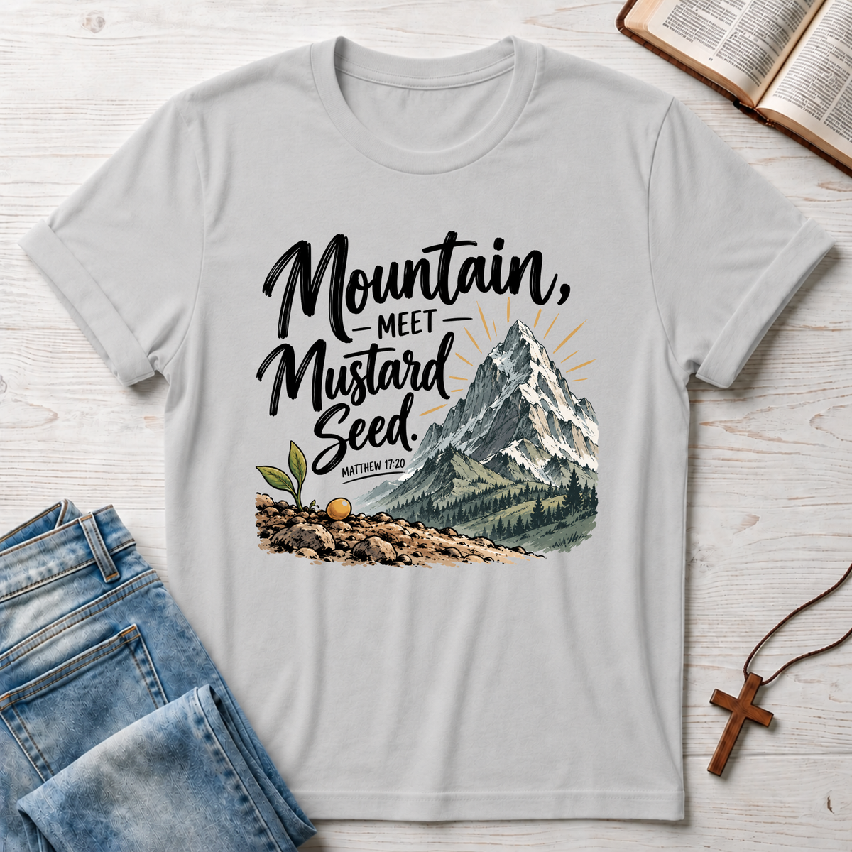 Mountain Meet Mustard 2 T-Shirt
