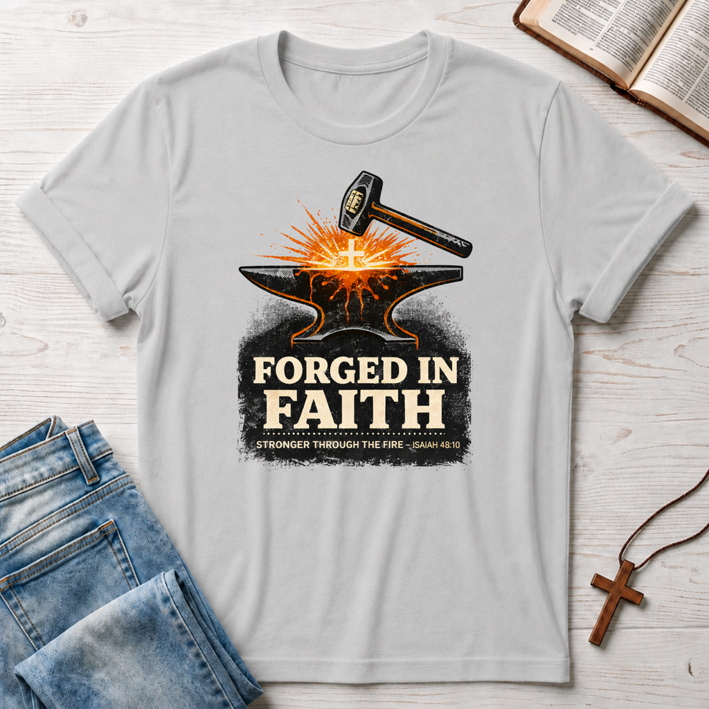 Forged In Faith Hammer T-Shirt