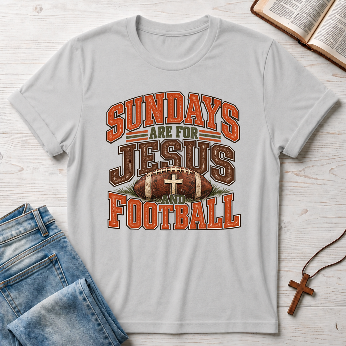 Jesus & Football 1 T-Shirt