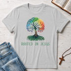 Rooted in Jesus Tree T-Shirt