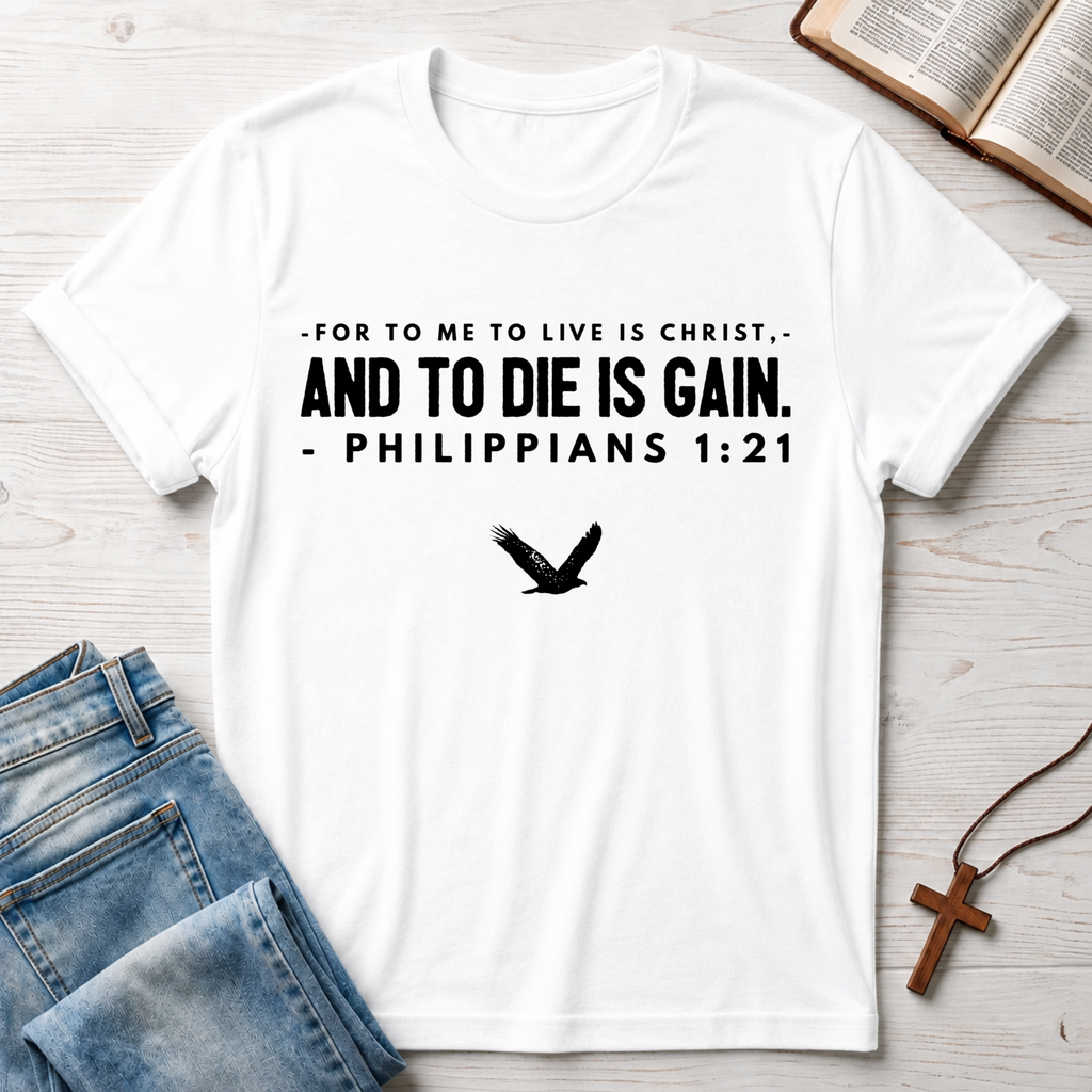 Live Is Christ To Die Is Gain T-Shirt