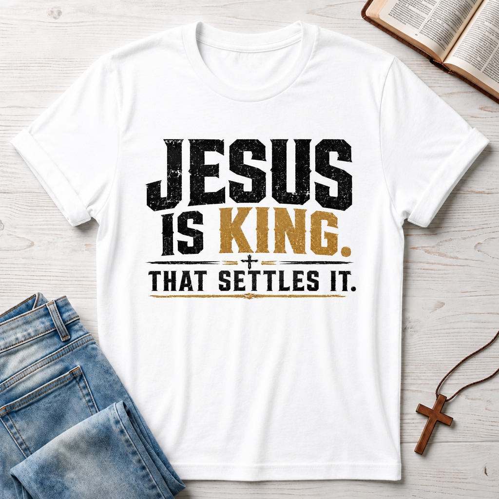 Jesus Is King That Settles It T-Shirt