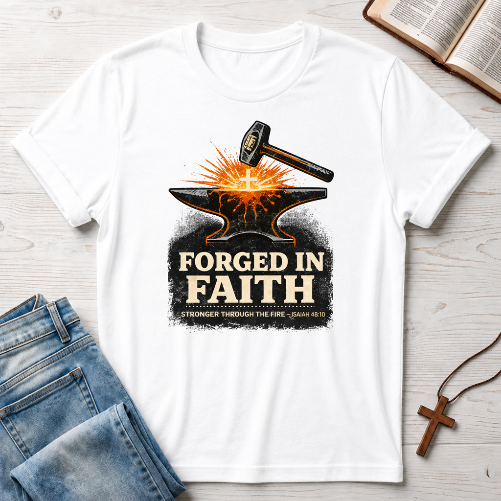Forged In Faith Hammer T-Shirt