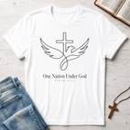 One Nation Under God Cross Bird T-Shirt