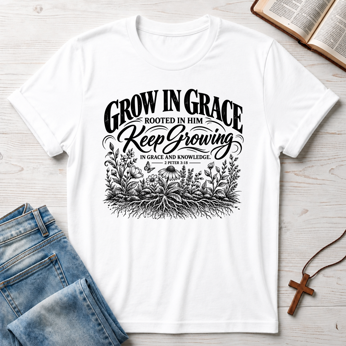 Rooted In Him T-Shirt
