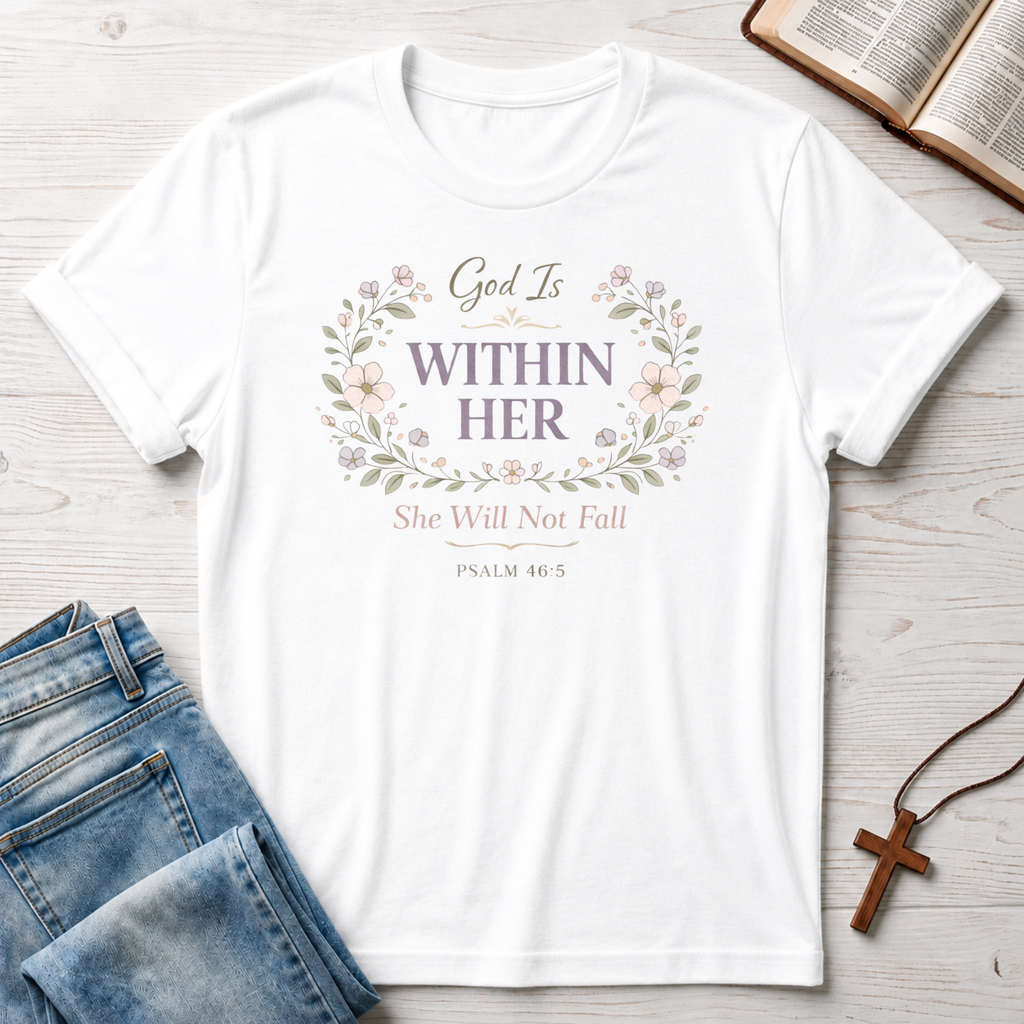 Psalm 46:5 God Is Within Her T-Shirt