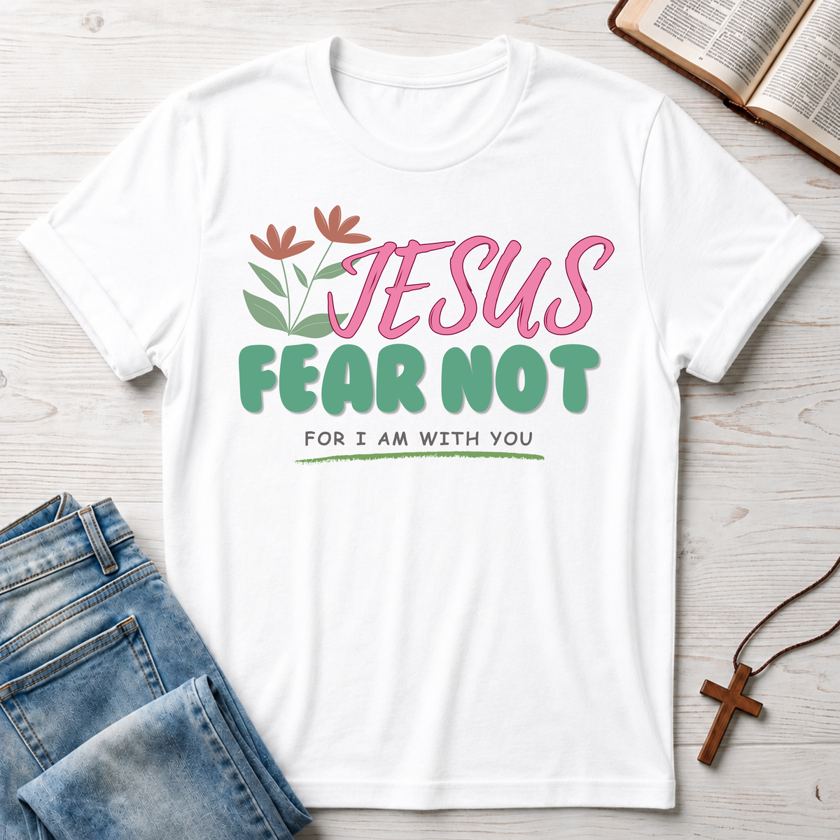 Jesus Fear Not For I Am With You T-Shirt