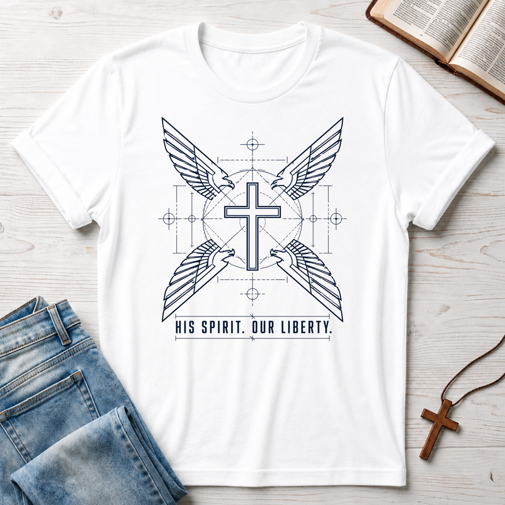 His Spirit. Our Liberty. T-Shirt