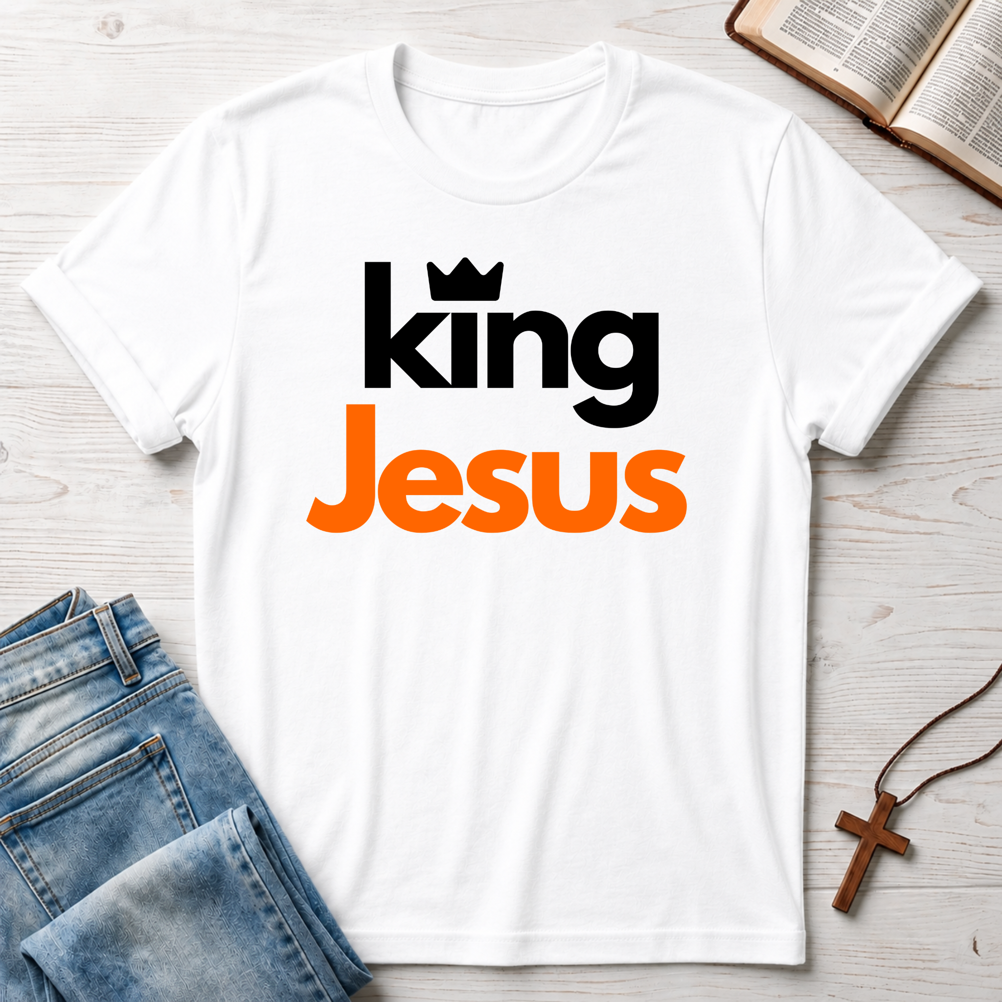 King Jesus Crown T-Shirt