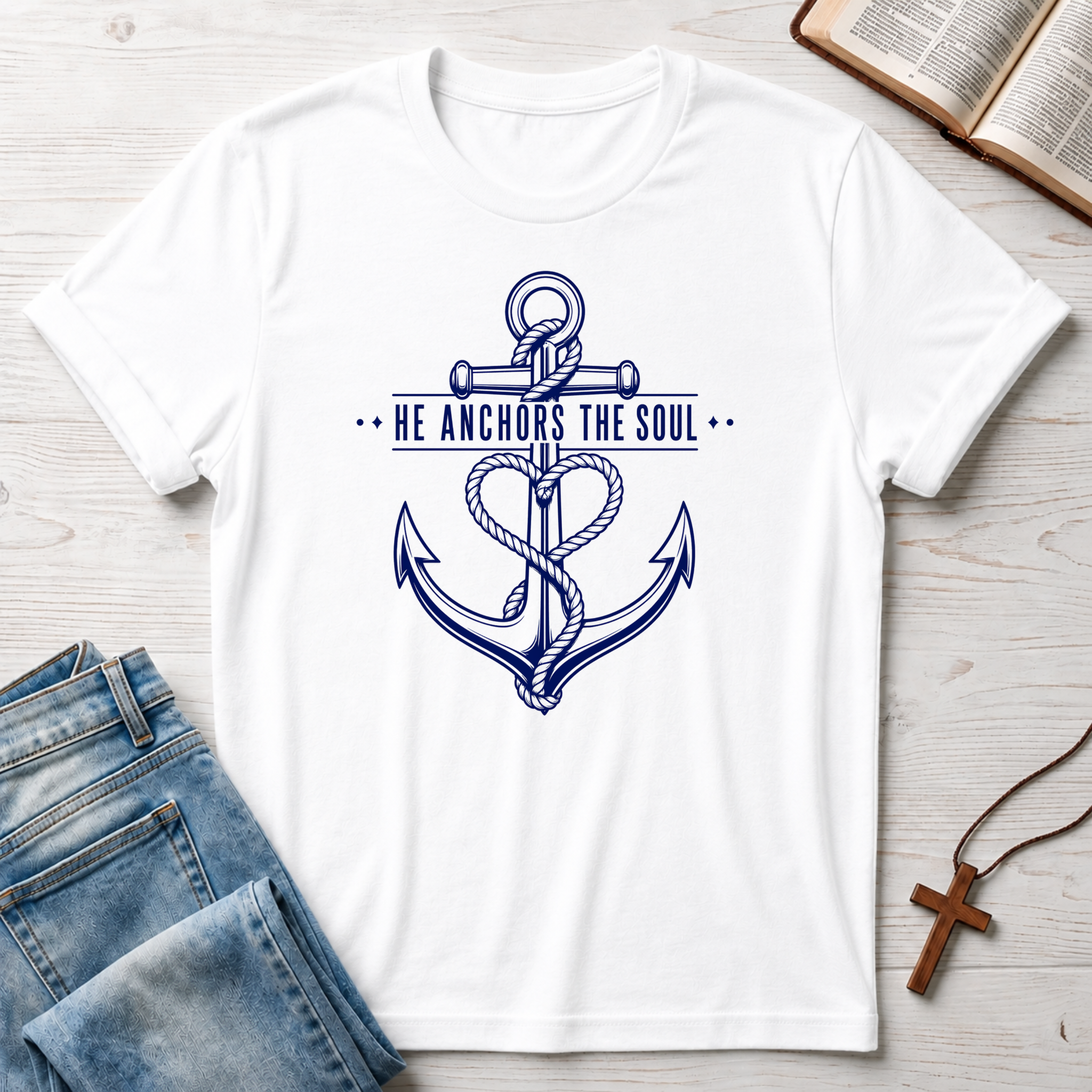 He Anchors The Soul T-Shirt