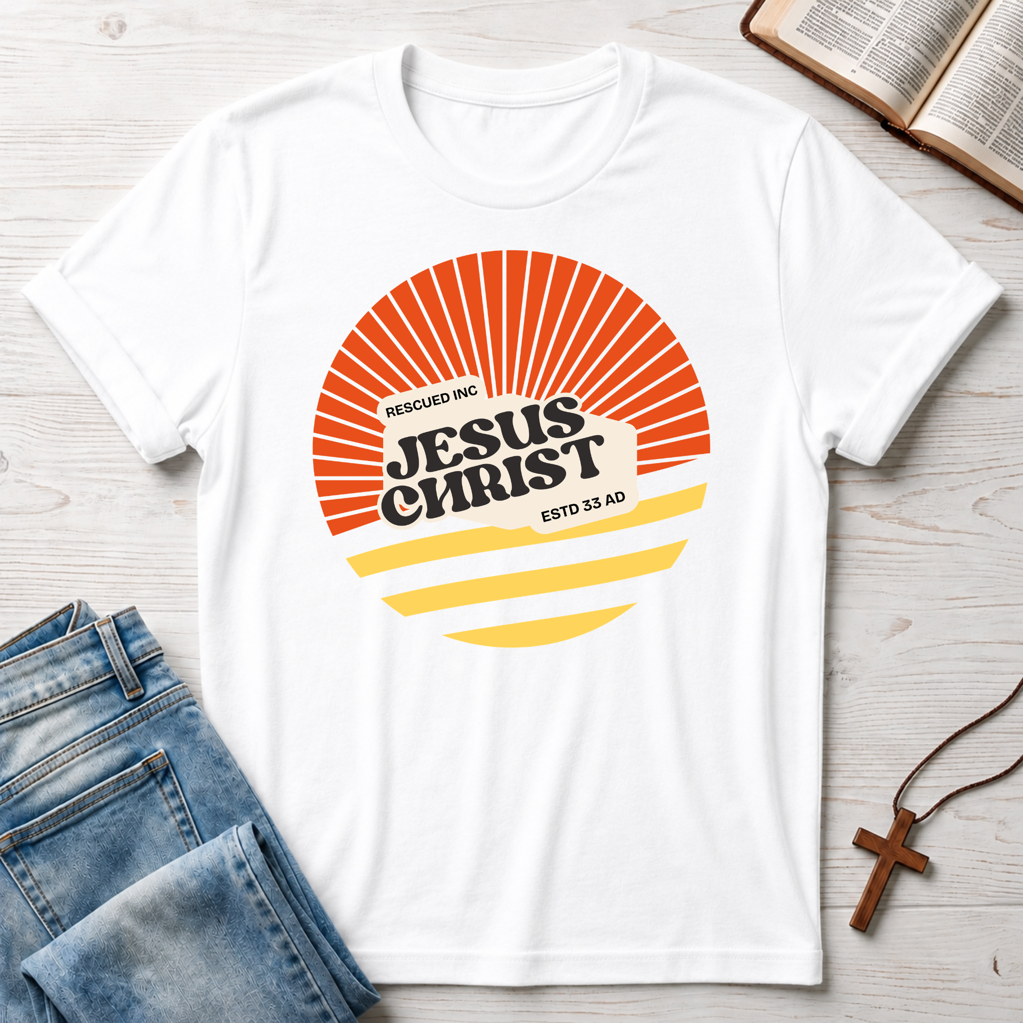 Jesus Christ Sunburst T-Shirt