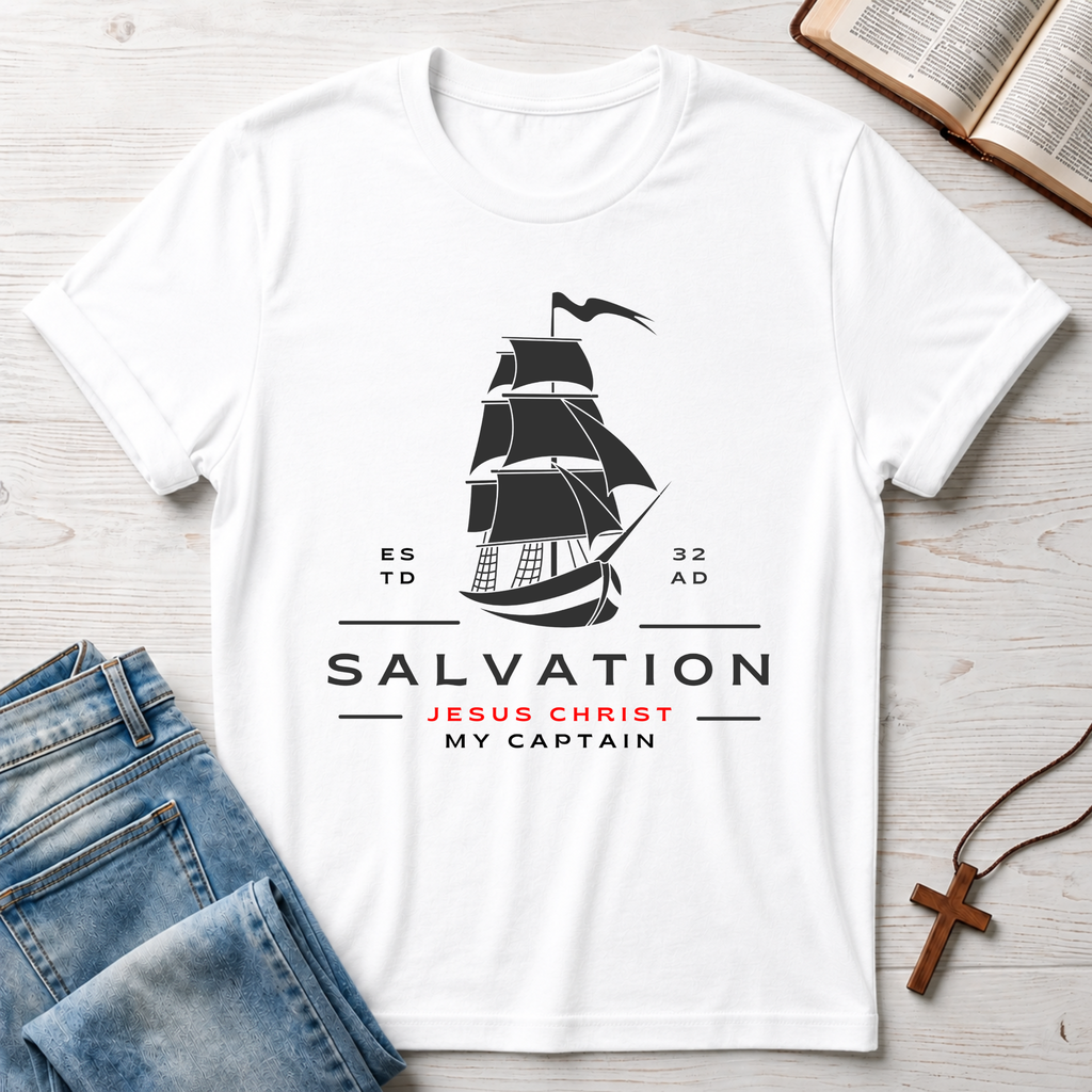 Jesus Christ: My Captain T-Shirt