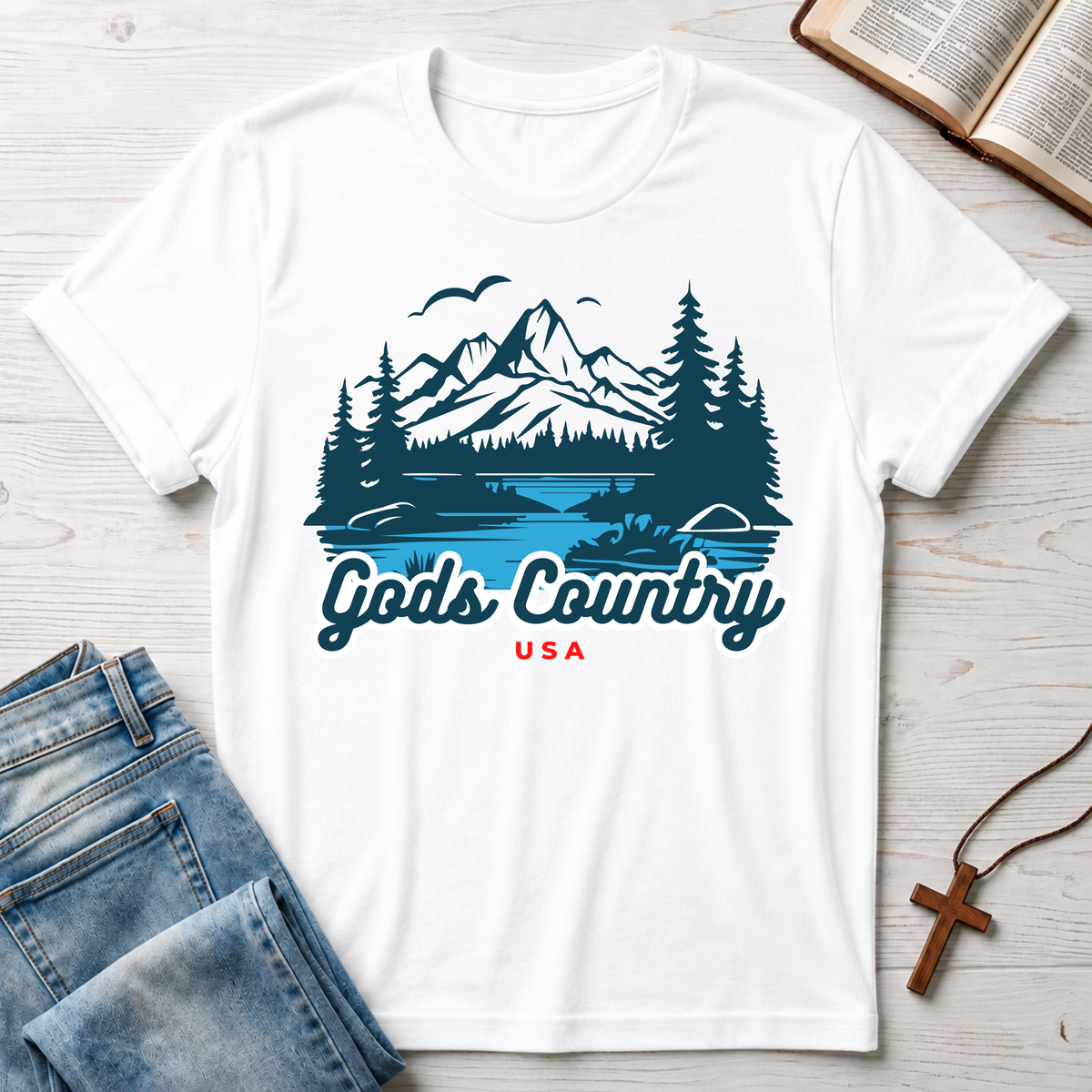 Gods Country USA T-Shirt